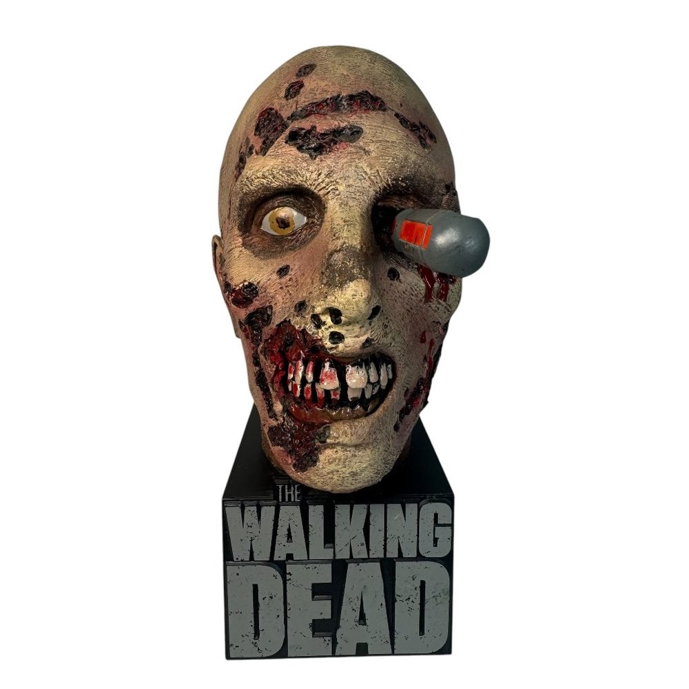 The Walking Dead Second Season 2 Zombie Head Figure & New DVD AMC Horror Undead